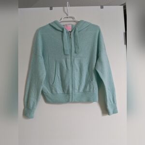 CRUSH Green Zip-Up Hoodie Sweater